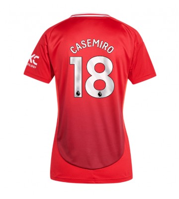 Manchester United Casemiro #18 Replika Hjemmebanetrøje Dame 2024-25 Kortærmet